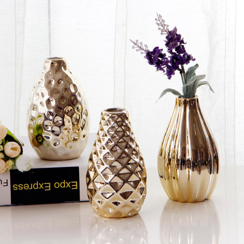 Nordic Ceramic Small Flower Vase for Home Decor