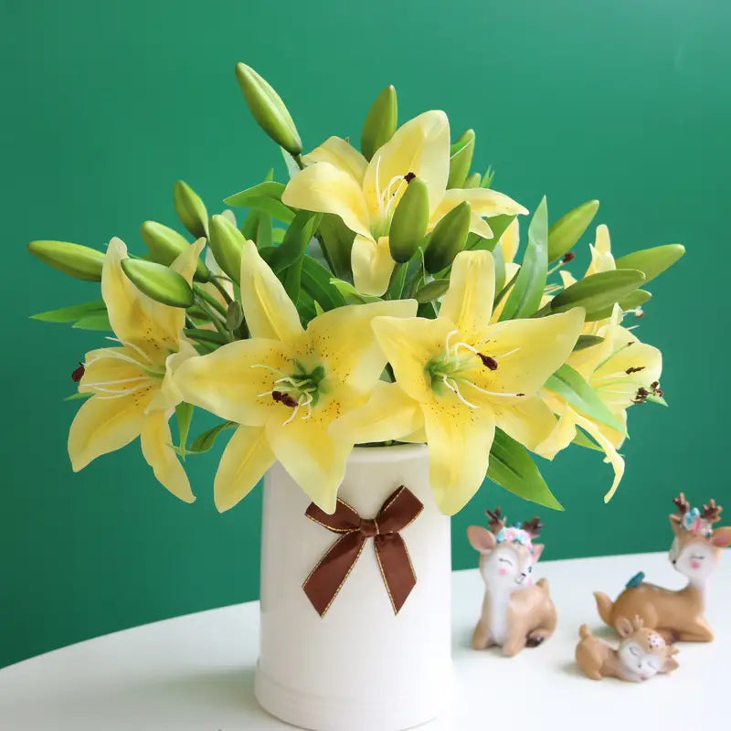 Elegant Home Decor with Artificial Lily (One Piece)