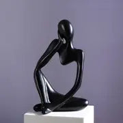 Mini Abstract Character Ornament for Creative Home Decor