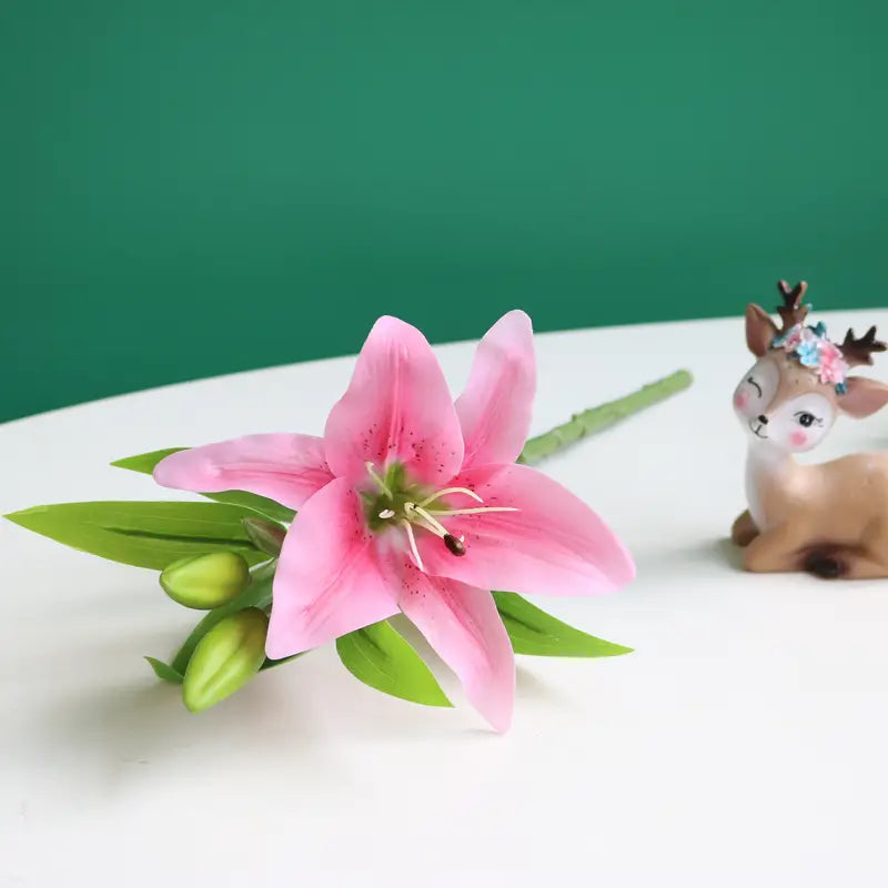 Elegant Home Decor with Artificial Lily (One Piece)