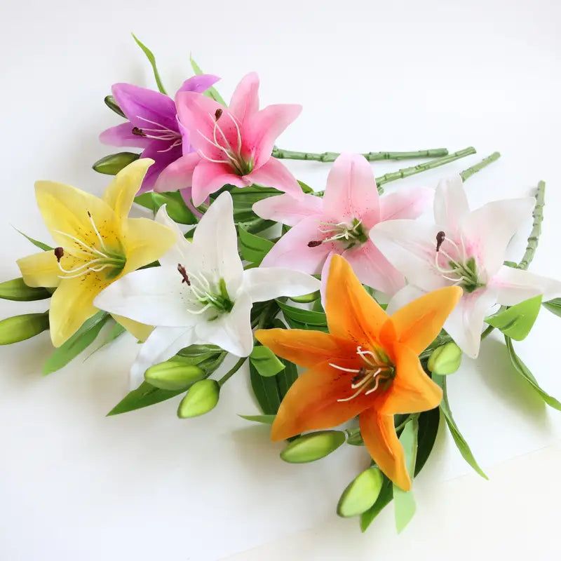 Elegant Home Decor with Artificial Lily (One Piece)