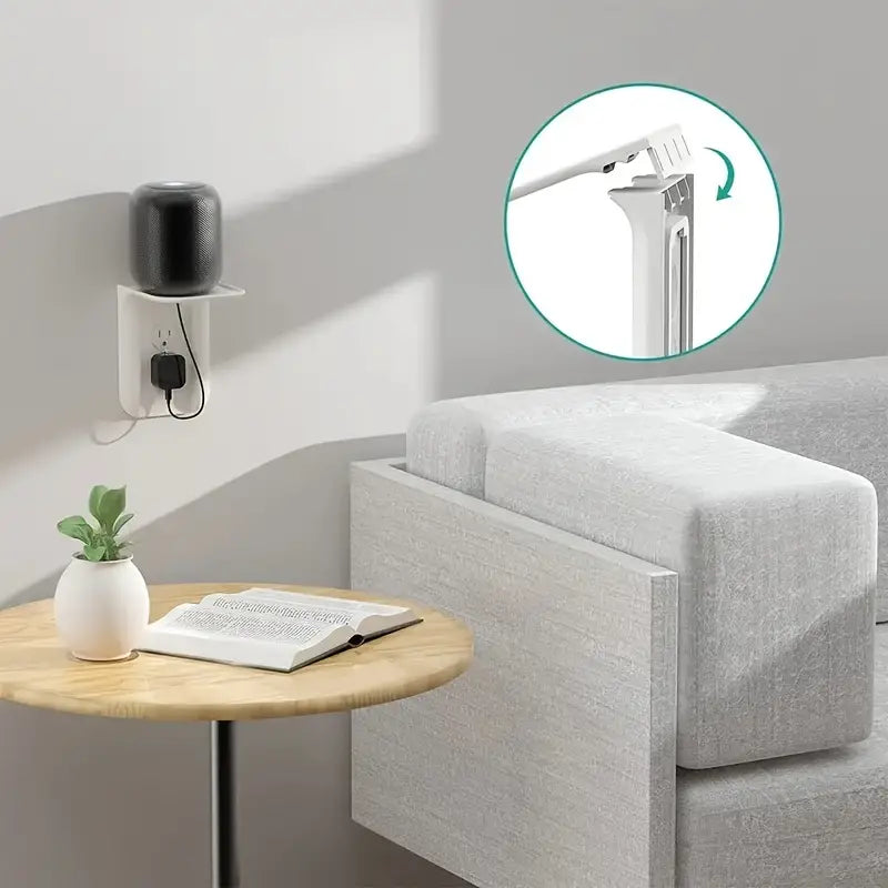 Outlet Shelf for Google Home - Space-Saving Wall Holder