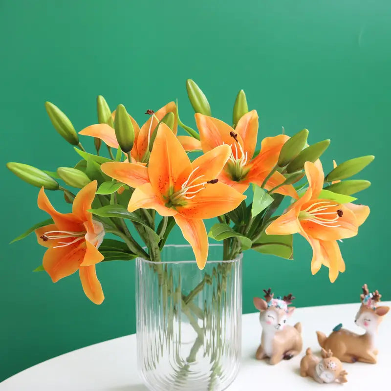 Elegant Home Decor with Artificial Lily (One Piece)