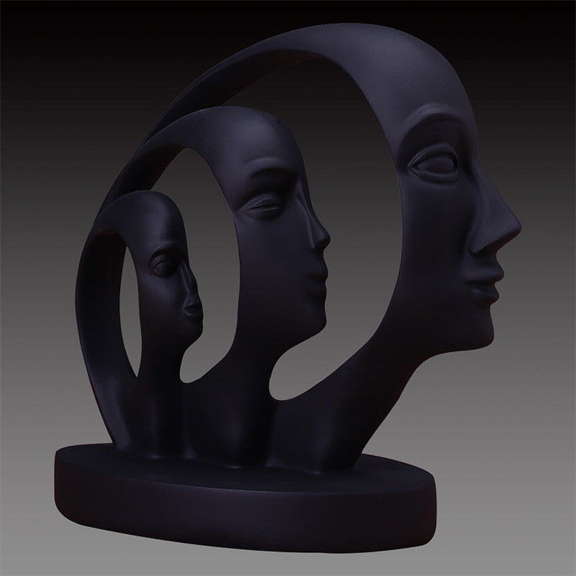 Nordic Modern Minimalist Resin Figurine Home Decor