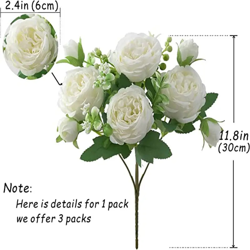 Artificial Silk Flowers Bouquet for Home and Party Decor