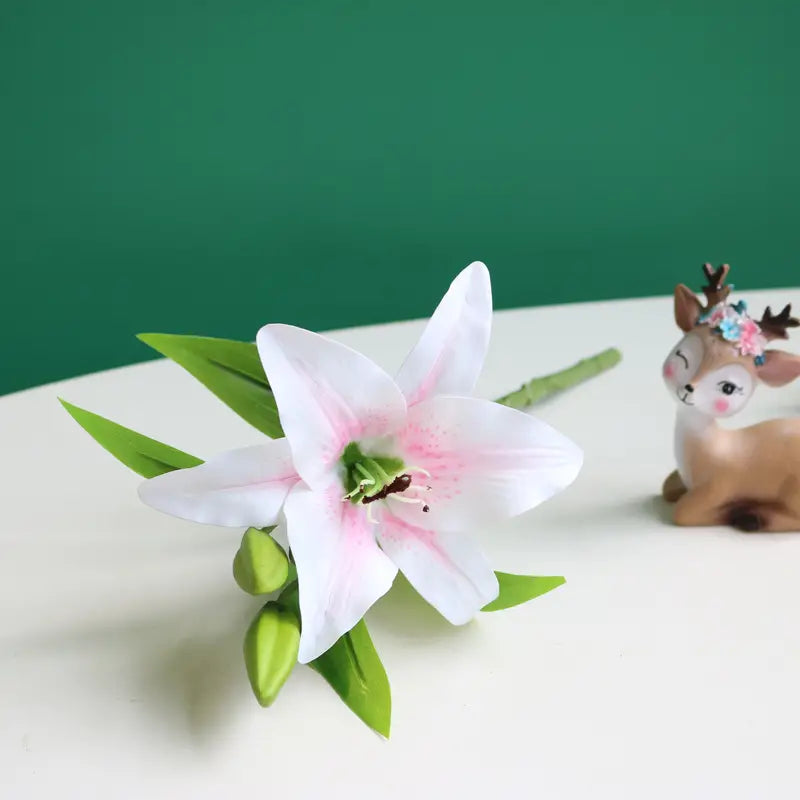 Elegant Home Decor with Artificial Lily (One Piece)