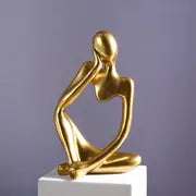 Mini Abstract Character Ornament for Creative Home Decor