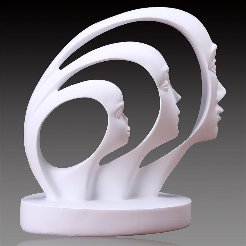 Nordic Modern Minimalist Resin Figurine Home Decor