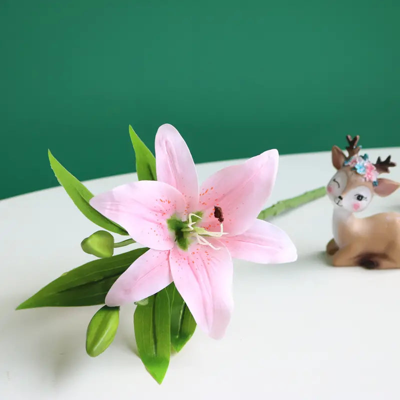 Elegant Home Decor with Artificial Lily (One Piece)