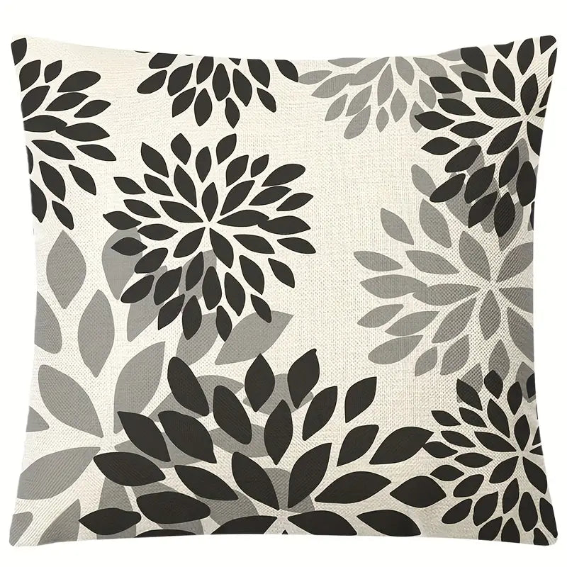 Linen Blend Geometric Cushion Cover for Home Decor