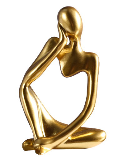 Creative Resin Figurine Abstract Art for Home Decor