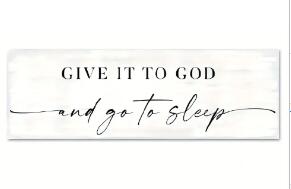 "Give It To God Wall Canvas - Modern Home Decor (Single)"