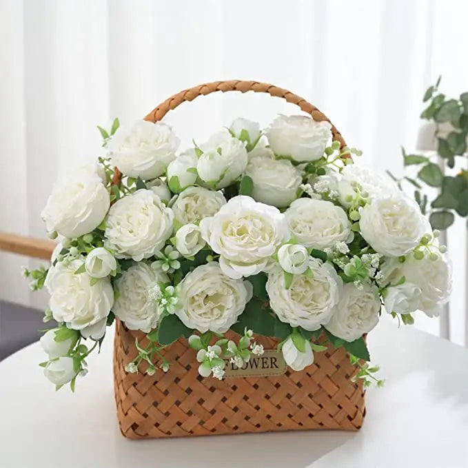 Artificial Silk Flowers Bouquet for Home and Party Decor